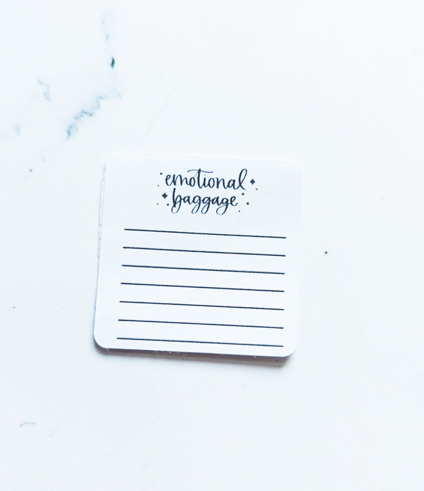 Emotional Baggage Note Stickers
