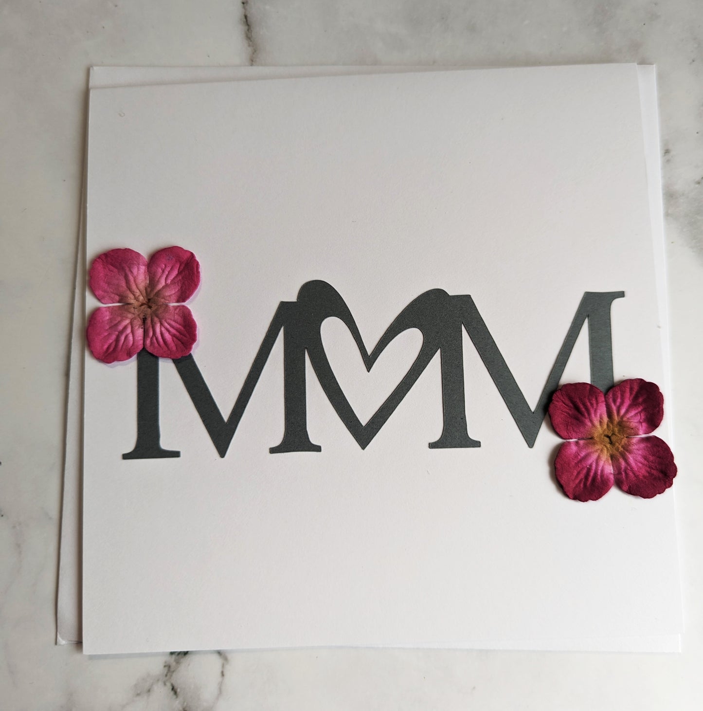 Mom Card with flowers