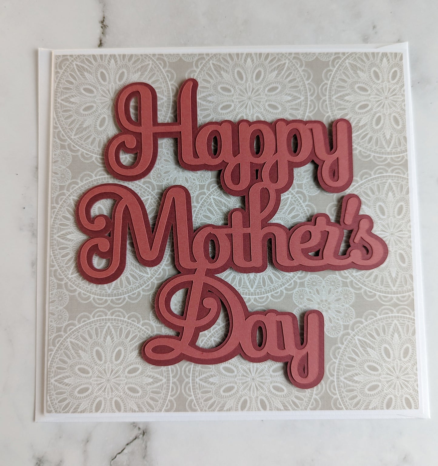 Happy Mother's Day Card (red)