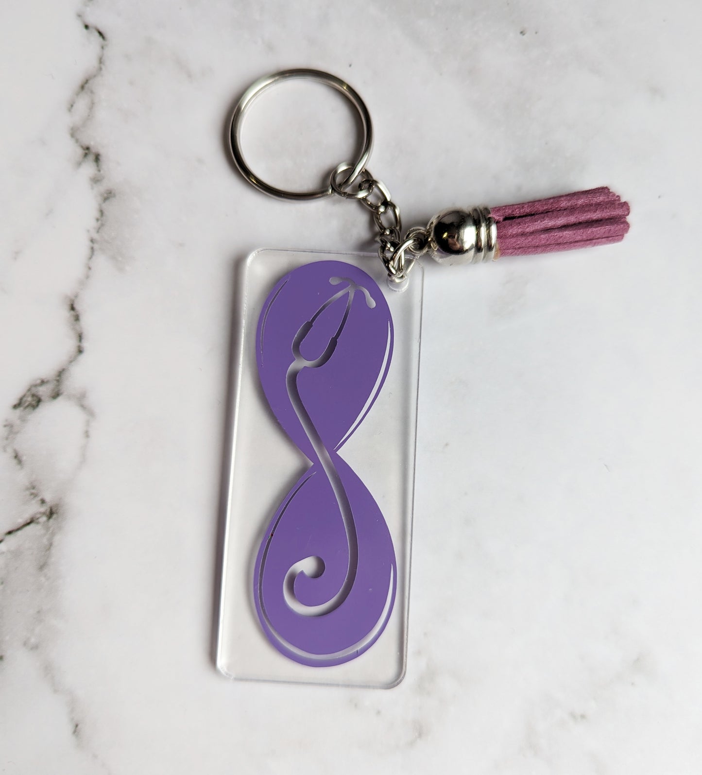 Health care keychain (Purple)